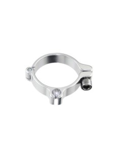Alloy Clamp-On Single Cable Housing Stop 28.6 Silver.